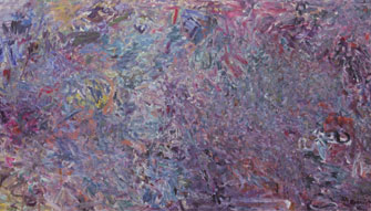 Detail of artwork by Milton Resnick